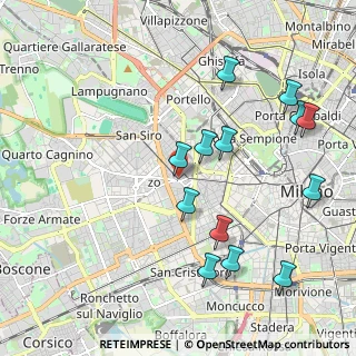Mappa De Angeli, 20146 Milano MI, Italia (2.20692)
