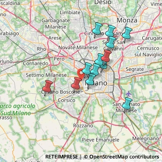 Mappa De Angeli, 20146 Milano MI, Italia (6.37462)