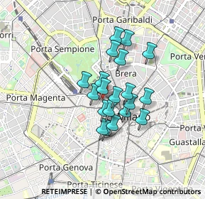 Mappa Via San Giovanni sul Muro, 20100 Milano MI, Italia (0.5915)