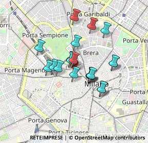 Mappa Via San Giovanni sul Muro, 20100 Milano MI, Italia (0.67)