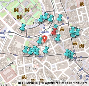 Mappa Via San Giovanni sul Muro, 20100 Milano MI, Italia (0.2245)