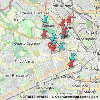 Mappa Via Rembrandt, 20147 Milano MI, Italia (1.42923)