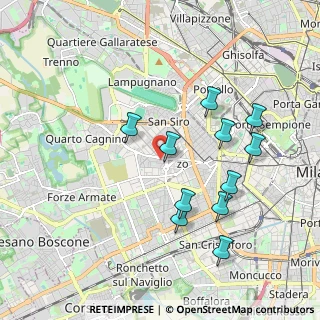 Mappa Via Rembrandt, 20147 Milano MI, Italia (1.88273)