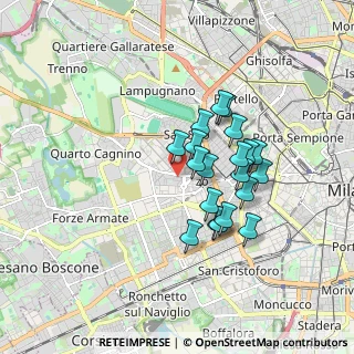Mappa Via Rembrandt, 20147 Milano MI, Italia (1.4015)
