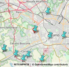 Mappa Via Rembrandt, 20147 Milano MI, Italia (6.24167)