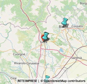 Mappa Via Arduino, 10015 Ivrea TO, Italia (36.705)