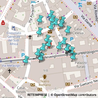 Mappa Via Manfredo Camperio, 20100 Milano MI, Italia (0.0508)