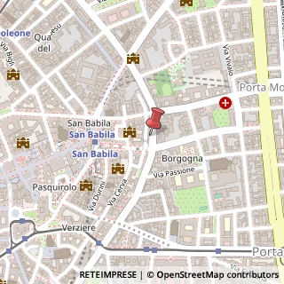 Mappa Via Uberto Visconti di Modrone, 27, 20122 Milano, Milano (Lombardia)