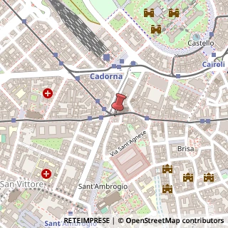 Mappa Via Vincenzo Tiberio, 14, 20123 Milano, Milano (Lombardia)