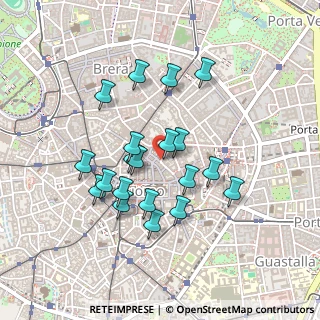 Mappa Via Agnello, 20121 Milano MI, Italia (0.3955)
