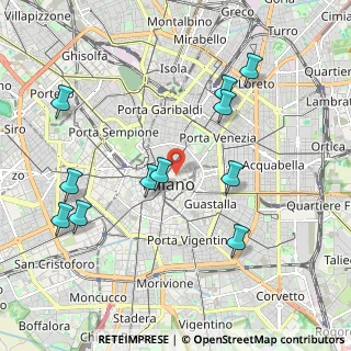 Mappa Via Agnello, 20121 Milano MI, Italia (2.16364)