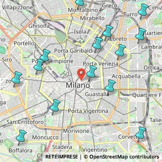 Mappa Via Agnello, 20121 Milano MI, Italia (2.85357)