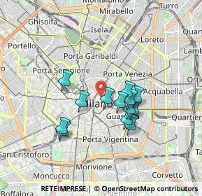 Mappa Via Agnello, 20121 Milano MI, Italia (1.36769)