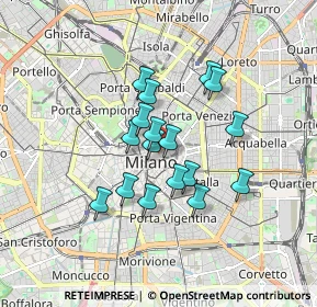 Mappa Via Agnello, 20121 Milano MI, Italia (1.29118)