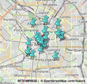 Mappa Via Agnello, 20121 Milano MI, Italia (1.196)