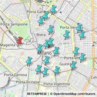 Mappa Via Agnello, 20121 Milano MI, Italia (1.0285)
