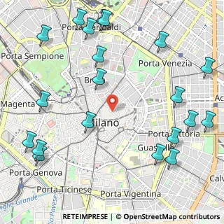 Mappa Via Agnello, 20121 Milano MI, Italia (1.4475)