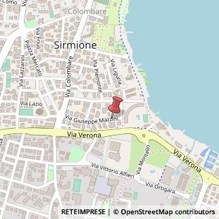 Mappa Via Mazzini, 38, 25019 Sirmione, Brescia (Lombardia)