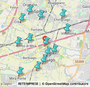 Mappa Tangenziale di Mestre, 30034 Venezia VE, Italia (2.05077)