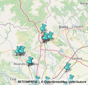 Mappa Via dei Patrioti, 10015 Ivrea TO, Italia (24.33105)