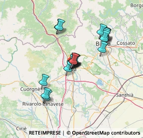 Mappa Via dei Patrioti, 10015 Ivrea TO, Italia (11.11)