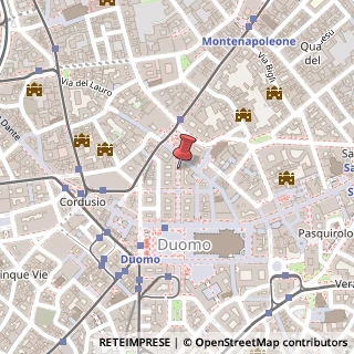 Mappa Galleria Vittorio Emanuele II, 82, 20121 Milano, Milano (Lombardia)