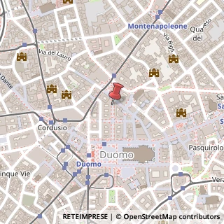 Mappa Galleria Vittorio Emanuele II, 20121 Milano MI, Italia, 20121 Milano, Milano (Lombardia)