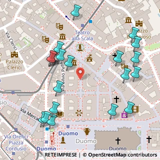 Mappa Via Tommaso Marino, 20121 Milano MI, Italia (0.153)