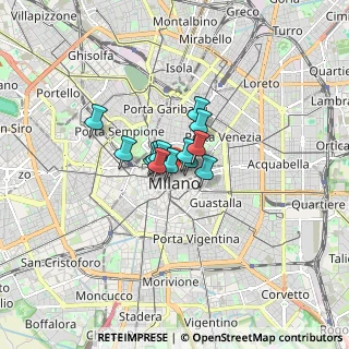 Mappa Via Tommaso Marino, 20121 Milano MI, Italia (0.75923)