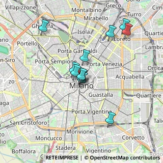Mappa Via Tommaso Marino, 20121 Milano MI, Italia (1.48333)