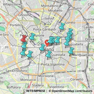 Mappa Via Tommaso Marino, 20121 Milano MI, Italia (1.60688)