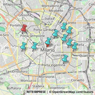 Mappa Via Tommaso Marino, 20121 Milano MI, Italia (1.72909)