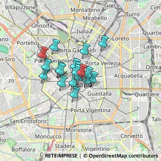 Mappa Via Tommaso Marino, 20121 Milano MI, Italia (1.05632)