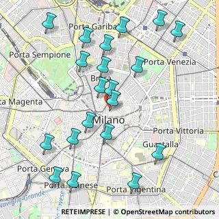 Mappa Galleria Vittorio Emanuele II, 20121 Milano MI, Italia (1.15)