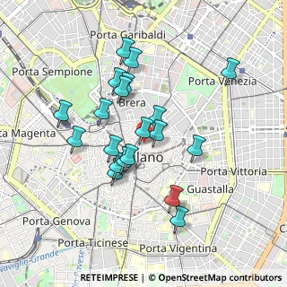 Mappa Galleria Vittorio Emanuele II, 20121 Milano MI, Italia (0.803)