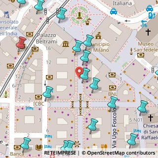 Mappa Galleria Vittorio Emanuele II, 20121 Milano MI, Italia (0.102)