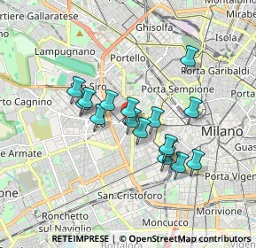 Mappa Via Privata Asti, 20149 Milano MI, Italia (1.38563)