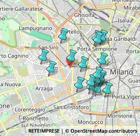 Mappa Via Privata Asti, 20149 Milano MI, Italia (1.61111)