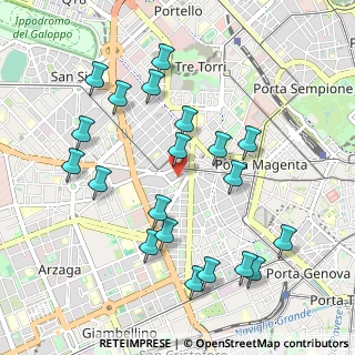 Mappa Via Privata Asti, 20149 Milano MI, Italia (1.059)