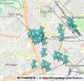 Mappa Via Seprio, 20149 Milano MI, Italia (0.8705)