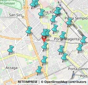 Mappa Via Seprio, 20149 Milano MI, Italia (1.0545)