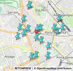 Mappa Via Seprio, 20149 Milano MI, Italia (0.9695)