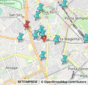 Mappa Via Privata Asti, 20149 Milano MI, Italia (0.96083)