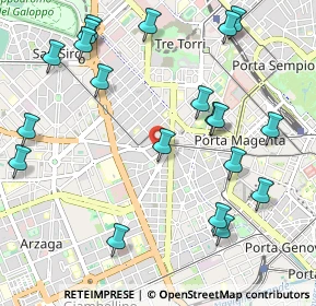 Mappa Via Privata Asti, 20149 Milano MI, Italia (1.2525)
