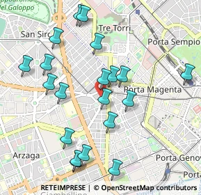 Mappa Via Seprio, 20149 Milano MI, Italia (1.039)