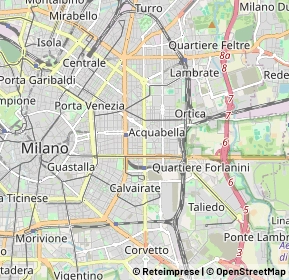 Mappa Viale Campania, 20133 Milano, Italia (1.5765)