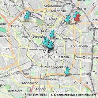 Mappa Via Tommaso Grossi, 20121 Milano MI, Italia (1.4725)