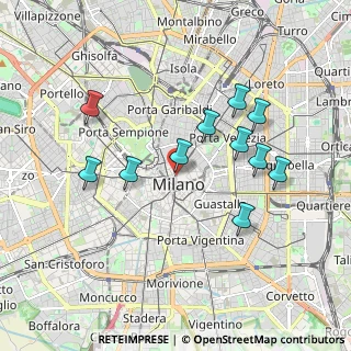 Mappa Via Silvio Pellico, 20121 Milano MI, Italia (1.74727)