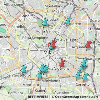 Mappa Via Tommaso Grossi, 20121 Milano MI, Italia (2.496)