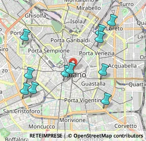 Mappa Via Silvio Pellico, 20121 Milano MI, Italia (2.13182)